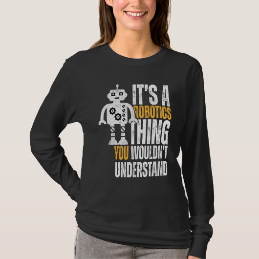 T-shirt C'est une Robotique (Devant)