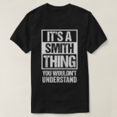 T-shirt C'est une Smith que tu ne comprendrais pas (Design devant)