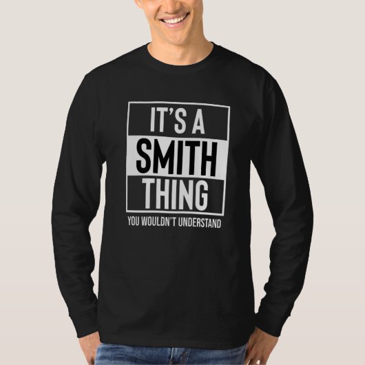 T-shirt C'est une Smith que tu ne comprendrais pas (Devant)