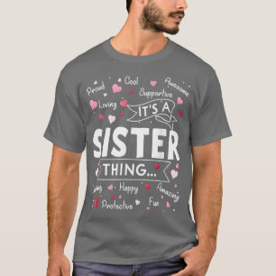T-shirt C'est une Soeur, c'est drôle de dire mignonne Soeu