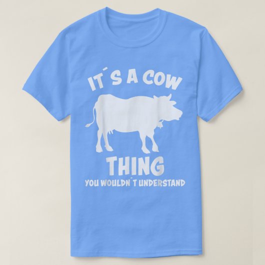 T-shirt C'Est Une Vache Design Vaches Agriculteurs Dit Far (Design devant)