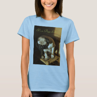 T-shirt C'est une vie de carlins…