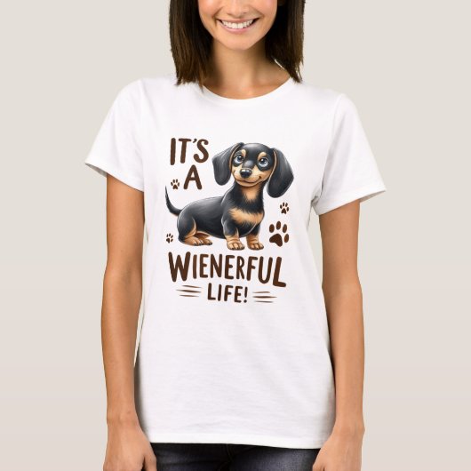 T-shirt C'est une vie de saucisson (Devant)