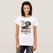 T-shirt C'est une vie de saucisson (Devant entier)