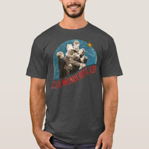 T-shirt C'est une vie merveilleuse désespérée Noël classiq