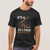 T-shirt C'est une Viola pas un violon Alto Clef (Devant)