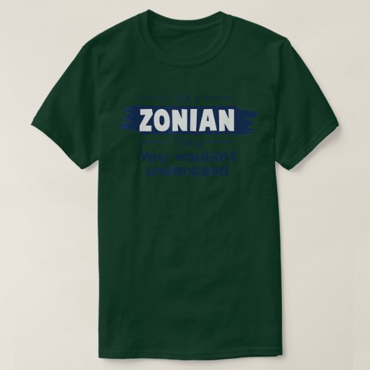 T-shirt C'est une zone de canal de Thing Panama Zonian  (Design devant)
