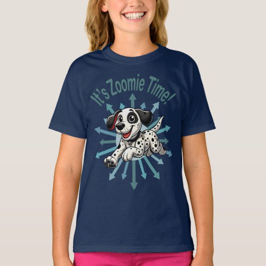 T-shirt C'est Zoomie Time Dalmatien (Devant)