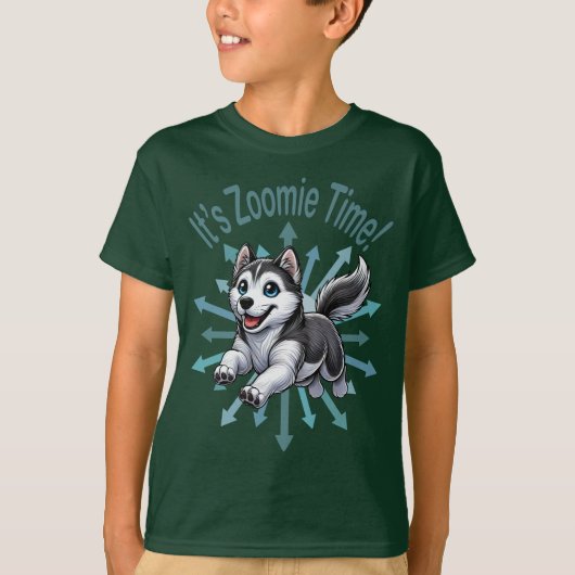 T-shirt C'est Zoomie Time Husky (Devant)
