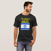 T-SHIRT CET AMÉRICAIN SOUTIENT ISRAËL (Devant entier)