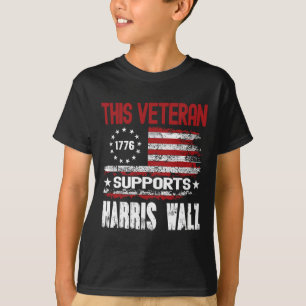T-shirt Cet ancien combattant soutient Harris Wheimer 2024