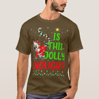 T-shirt Cet Arbre De Noël Drôle Est Ce Jolly Assez Lemur C