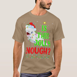 T-shirt Cet Arbre De Noël Drôle Est Cette Baleine De Belug