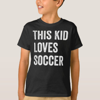 T-shirt Cet Enfant Aime L'Amoureux Du Football