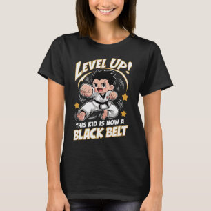 T-shirt Cet Enfant Est Aujourd'Hui Un Noir Karate Hapkido