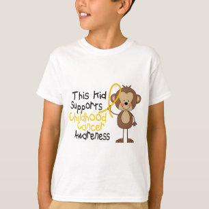 T-shirt Cet enfant soutient la conscience de Cancer