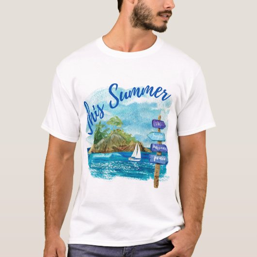 T-shirt Cet été (Devant)
