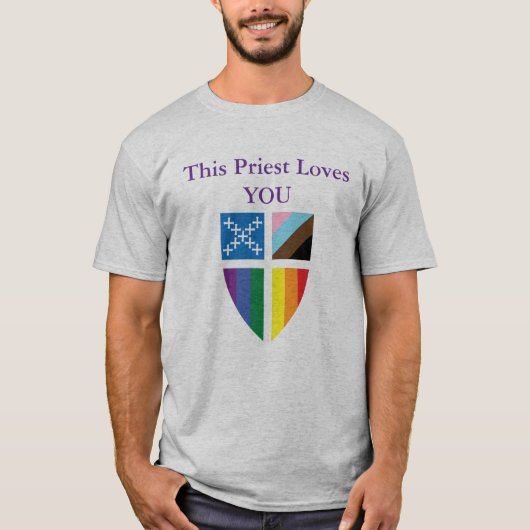 T-shirt Cet évêque aime vous (Devant)