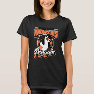 T-shirt Cet Homme Connaît Son Penguin Sea Bird King Empere