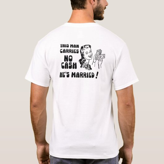 T-shirt Cet homme est marié (Dos)