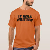 T-shirt C'était écrit (Devant)