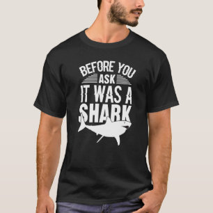 T-shirt C'Était Un Poignée De Requin Amputé Handicap Faute