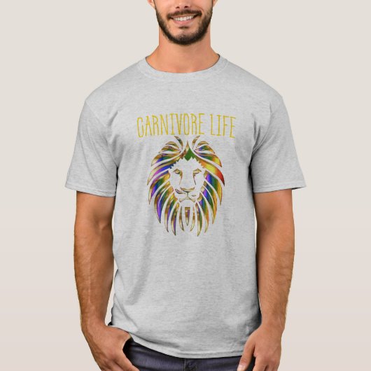 T-shirt Cétonique de carburateur du lion zéro de la vie de (Devant)