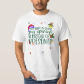 T-shirt Cette année, je donne mon avis au lieu de présente (Devant)