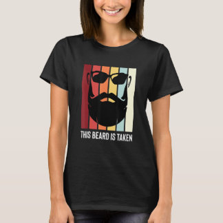 T-shirt Cette Barbe Est Pris Style Vintage Papa Mari Uncl