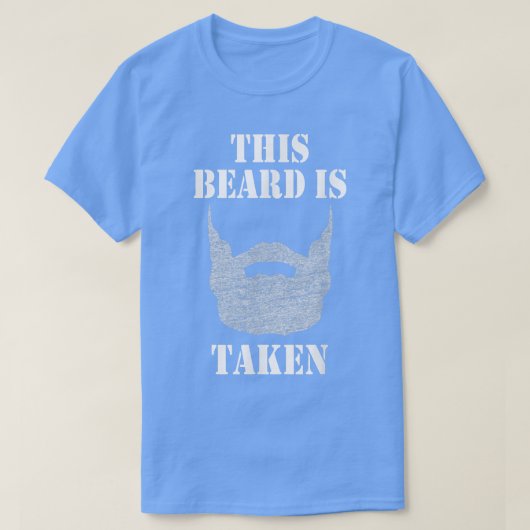T-shirt Cette Barbe Est Prise Drôle T  (Design devant)