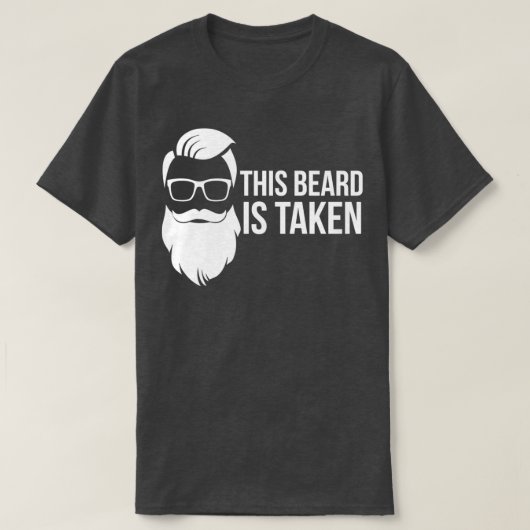 T-shirt Cette barbe est prise T Drôle Drôle Cadeau 1 (Design devant)