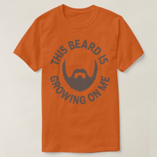 T-shirt Cette barbe grandit sur moi 1 (Design devant)
