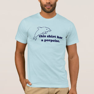 T-shirt Cette chemise a un marsouin