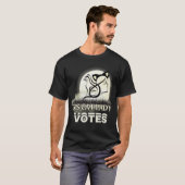 T-shirt Cette dame de chat vote kamala harris (Devant entier)