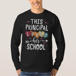 T-shirt Cette Directrice Aime Son Directeur D'École De Ret