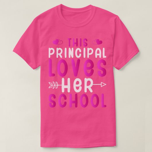 T-shirt Cette Directrice Aime Son École (Design devant)
