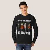 T-shirt Cette Famille Est Nuts Nutcracker Squad Correspond (Devant entier)