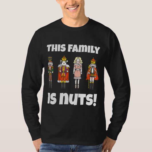 T-shirt Cette Famille Est Nuts Nutcracker Squad Correspond (Devant)