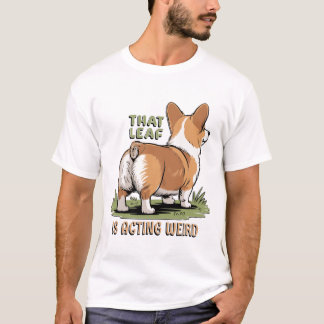 T-shirt Cette feuille agit bizarrement