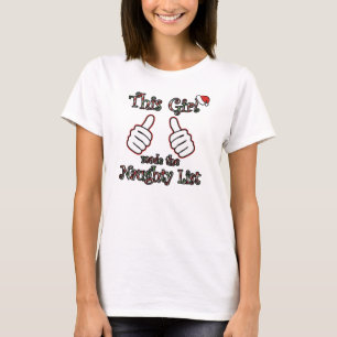 T-shirt Cette Fille A Fait La Liste Des Filles