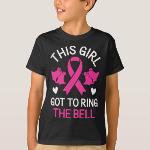 T-shirt Cette fille a fait sonner la Bell Chemo Grad Breas