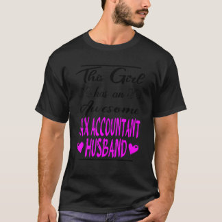 T-shirt Cette Fille A Un Épatant Mari Comptable En Impôt