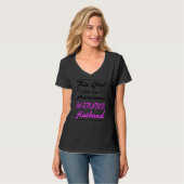 T-shirt Cette Fille A Un Magnifique Mari De Bartender (Devant entier)