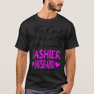 T-shirt Cette Fille A Un Magnifique Mari De Caisse