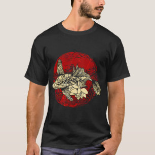 T-shirt Cette fille adore pêcher Blanc drôle