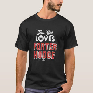 T-shirt Cette fille adore Porter Hodge Chicago Baseball ML