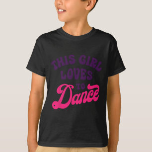 T-shirt Cette Fille Aime Danser Drôle Danseuse Danser Cade