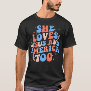 T-shirt Cette Fille Aime Jésus Pour Les Femmes Jésus Chris