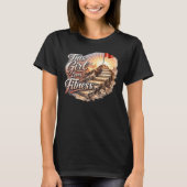 T-shirt Cette Fille Aime La Forme Physique (Devant)