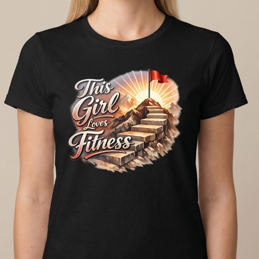 T-shirt Cette Fille Aime La Forme Physique